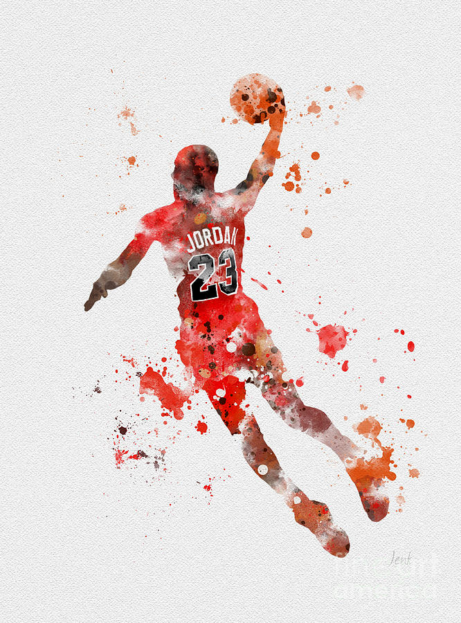 Michael Jordan Mixed Media - His Airness by My Inspiration