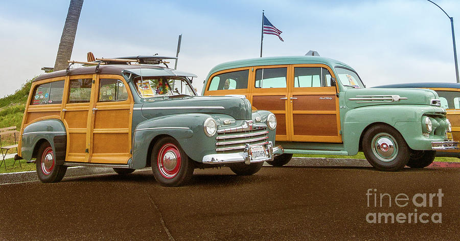 His and Her Woodies Photograph by David Levin