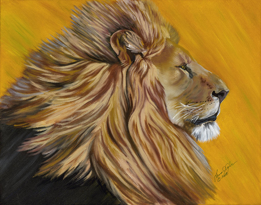 His Majesty Painting by Lana Tyler