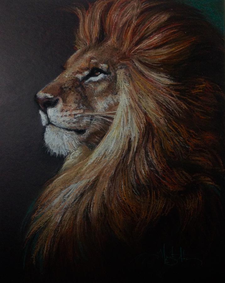 Wildlife Painting - His Majesty by Marguerite Anderson