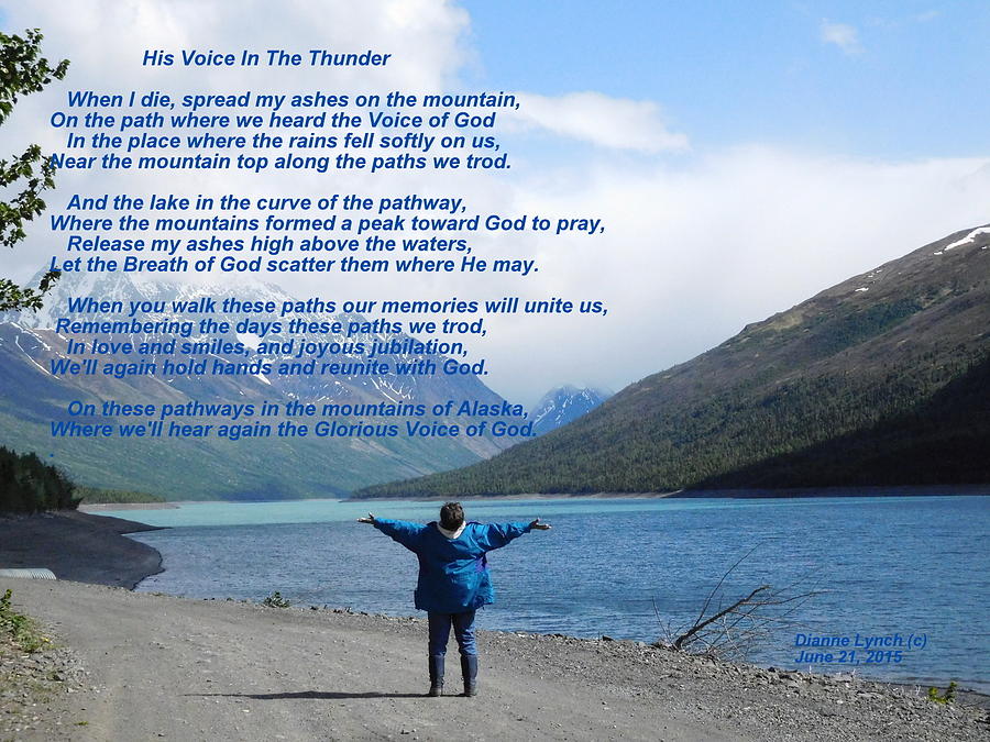 His Voice In The Thunder Photograph by Diannah Lynch