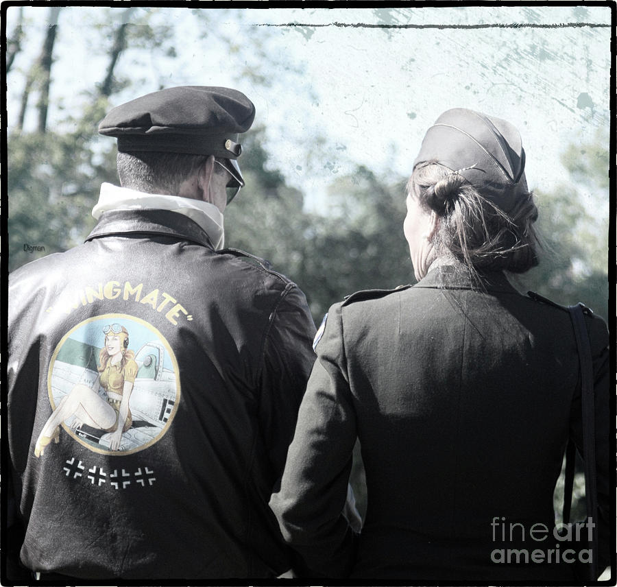 Military Photograph - His Wing Mate by Steven Digman Military Photograph - His Wing Mate by Steven Digman