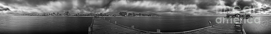 Pier Photograph - Historic Anna Maria City Pier in Infrared by Rolf Bertram