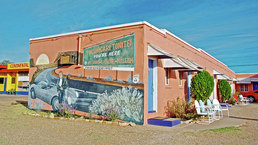 Historic Appearance on this Tucumcari Motel, New Mexico Photograph by Ruth Hager
