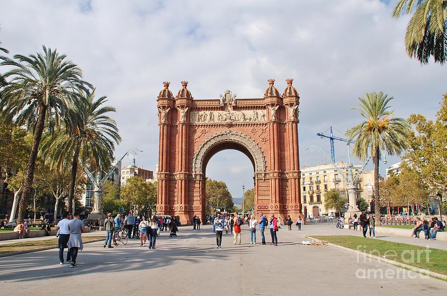 Historic Arc de Triomf in Barcelona Photograph by David Fowler