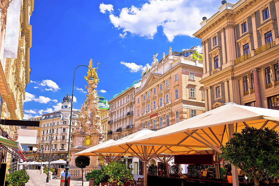 Historic architecture square in Vienna view Photograph by Brch Photography