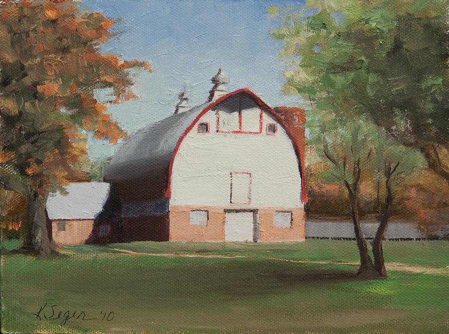 Historic Barn Painting by Katherine Seger