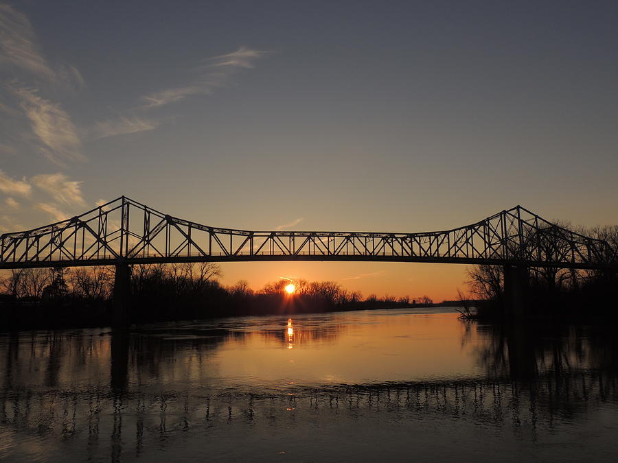 Historic Blue Bridge Photograph by Delana Epperson