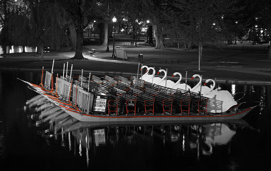 Historic Boston Public Garden Swan Boat Photograph by Juergen Roth
