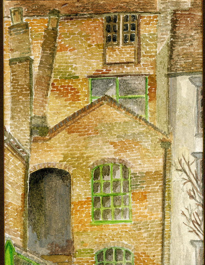 Historic Brick houses in Ironbridge by Wendy Le Ber Historic Brick houses in Ironbridge by Wendy Le Ber