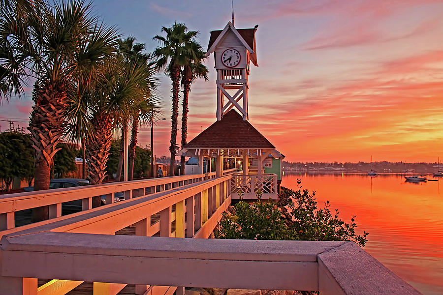 Bridge Street Photograph - Historic Bridge Street Pier Sunrise by HH Photography of Florida Bridge Street Photograph - Historic Bridge Street Pier Sunrise by HH Photography of Florida