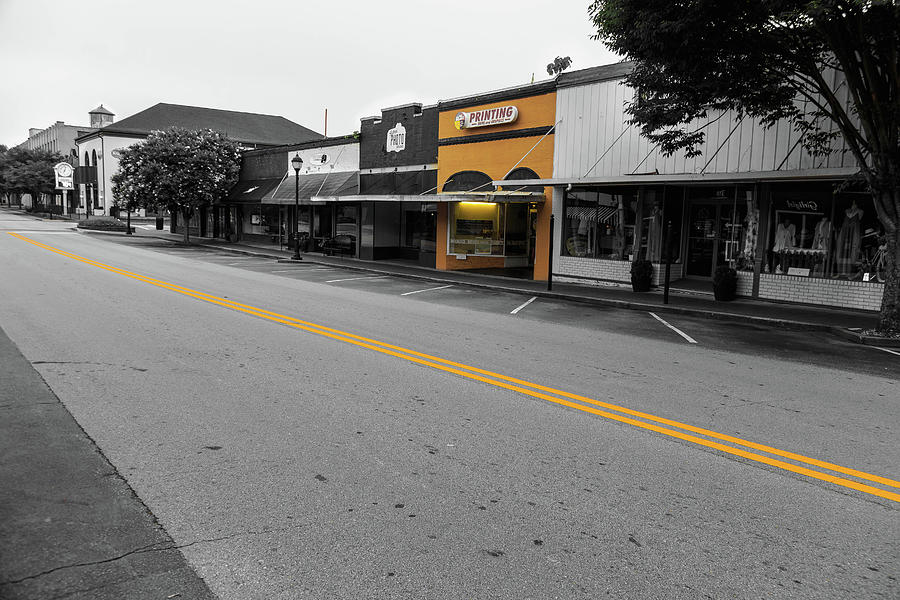 Historic Buford In Selective Color Photograph