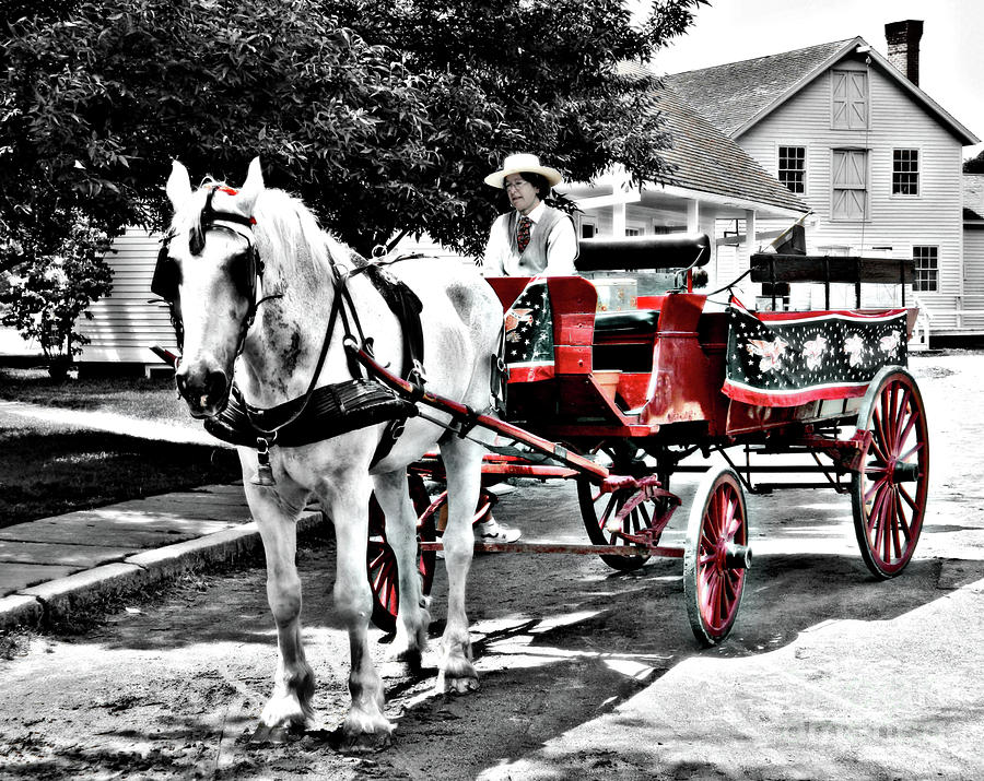 Historic Buggy Ride Photograph by Raymond Earley