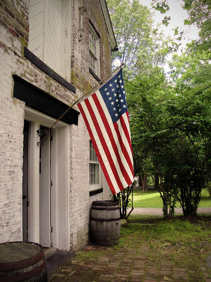 Historic Building at Allaire State Park Photograph by Stamp City