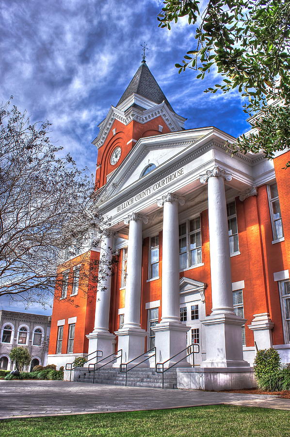 Historic Bulloch County Courthouse Photograph by Reid Callaway
