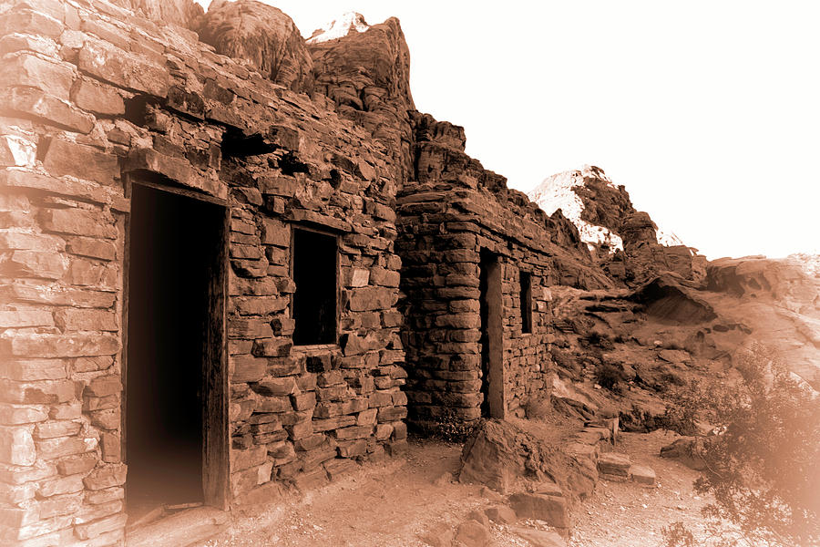 Historic Cabins at Valley of Fire Photograph by Kristia Adams