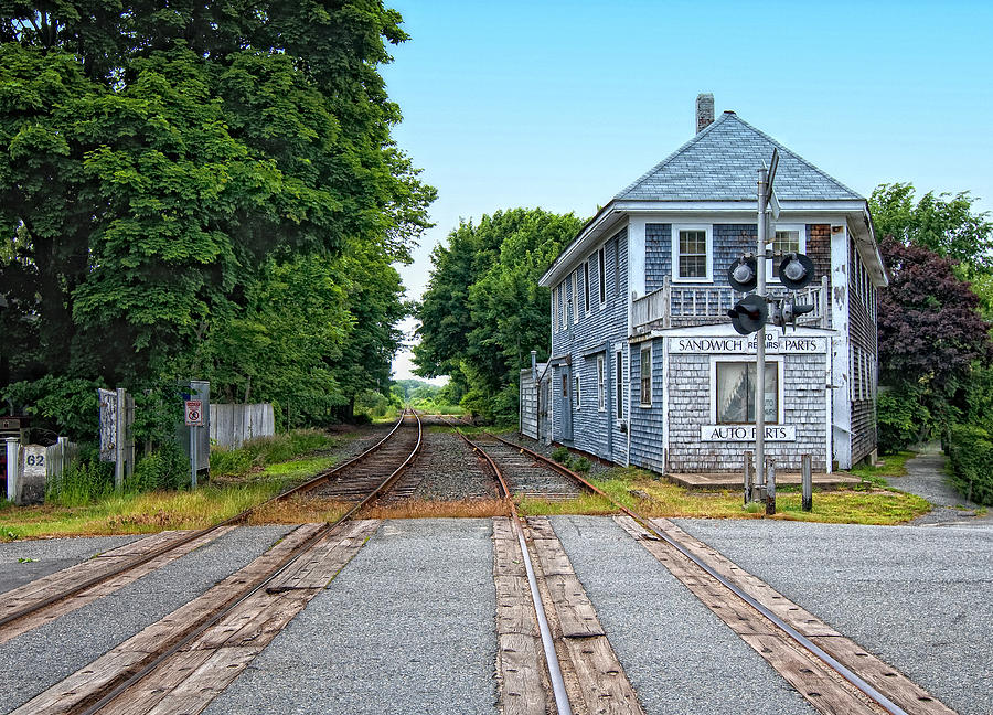 Historic Cape Cod Train Station Photograph by Gina Cormier