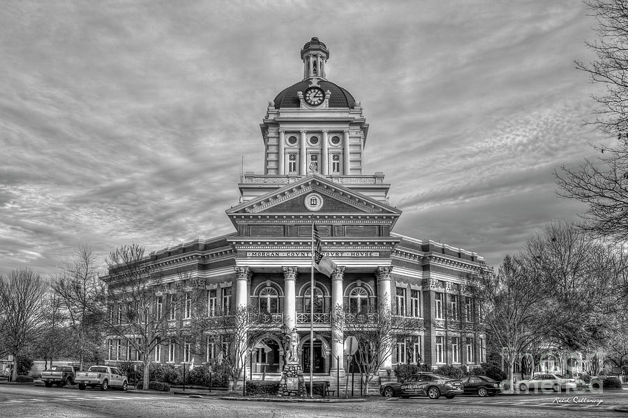 Historic Charm B W Morgan County Court House Madison Georgia Architectural Art Photograph by Reid Callaway