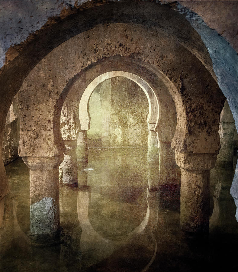 Historic Cistern Caceres Spain Photograph by Joan Carroll