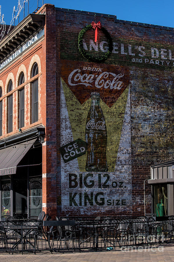 Historic Coca Cola Brick Ad - Fort Collins - Colorado Photograph by Gary Whitton