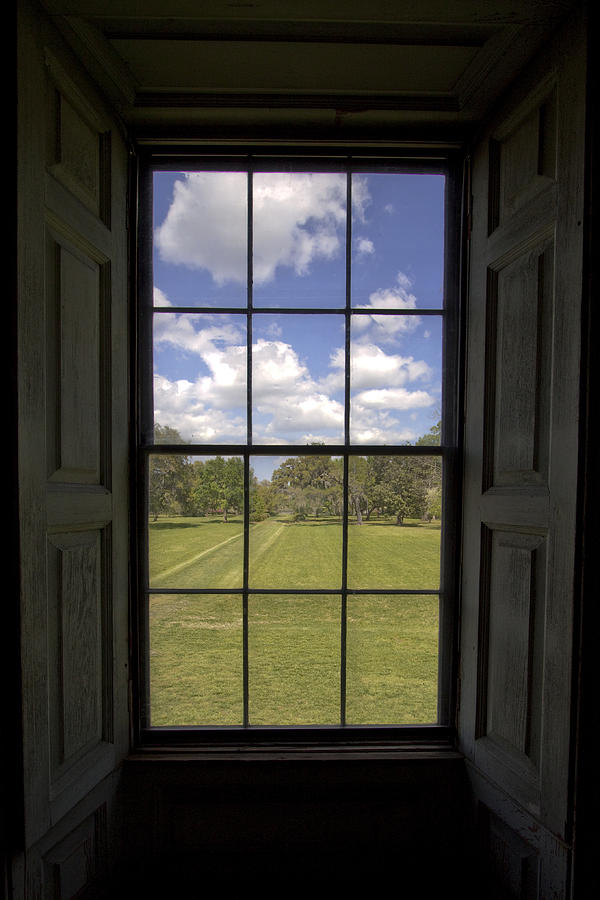 Historic Photograph - Historic Drayton Hall Window in Charleston South Carolina by Dustin K Ryan