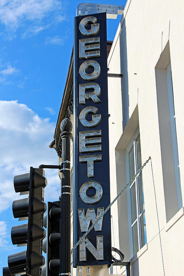 Historic Georgetown Movie Theater Sign Photograph by Cora Wandel