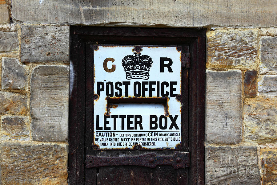 Historic Georgian Letter Box Detail Photograph by James Brunker
