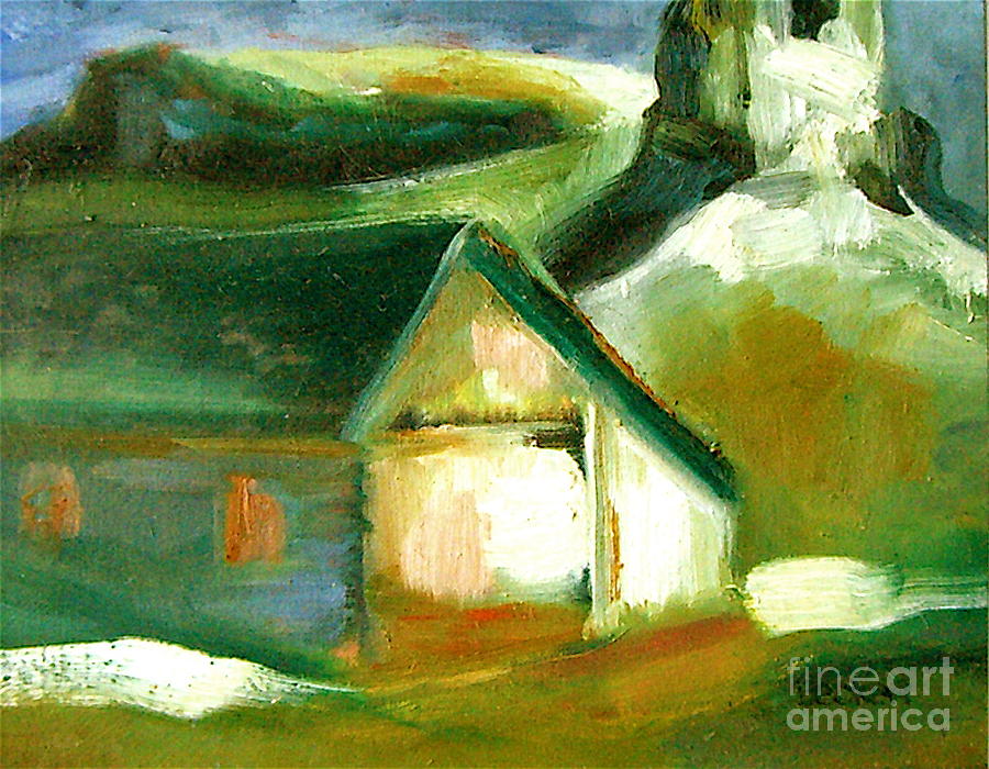 Abstract Painting - Historic Golden Colorado by Susan A Becker
