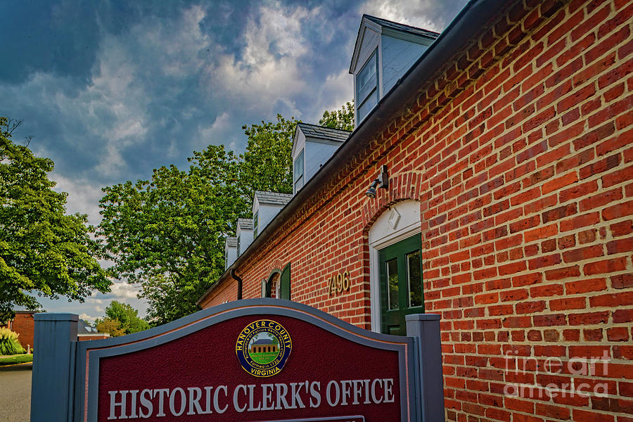 Historic Hanover Clerks Office 7173T Photograph by Doug Berry
