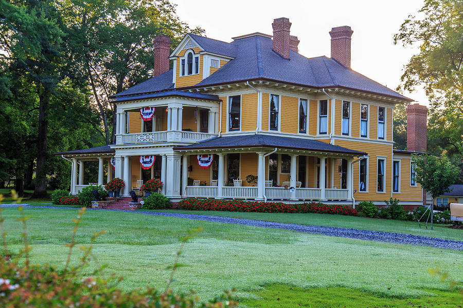 Historic Home Ready for July 4th Photograph by Doug Camara
