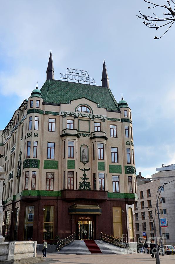 Historic Hotel Moskva Moscow in central Belgrade Serbia  Photograph by Imran Ahmed