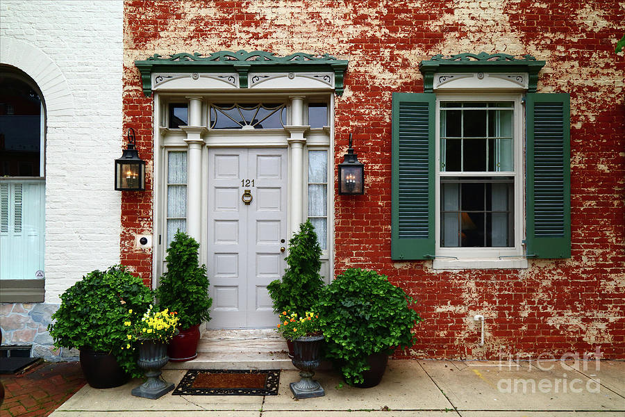 Historic House in Frederick Maryland Photograph by James Brunker