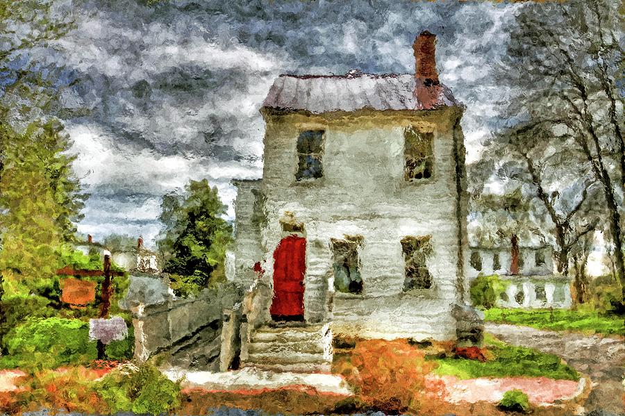 Historic house in Smithville New Jersey Photograph by Geraldine Scull