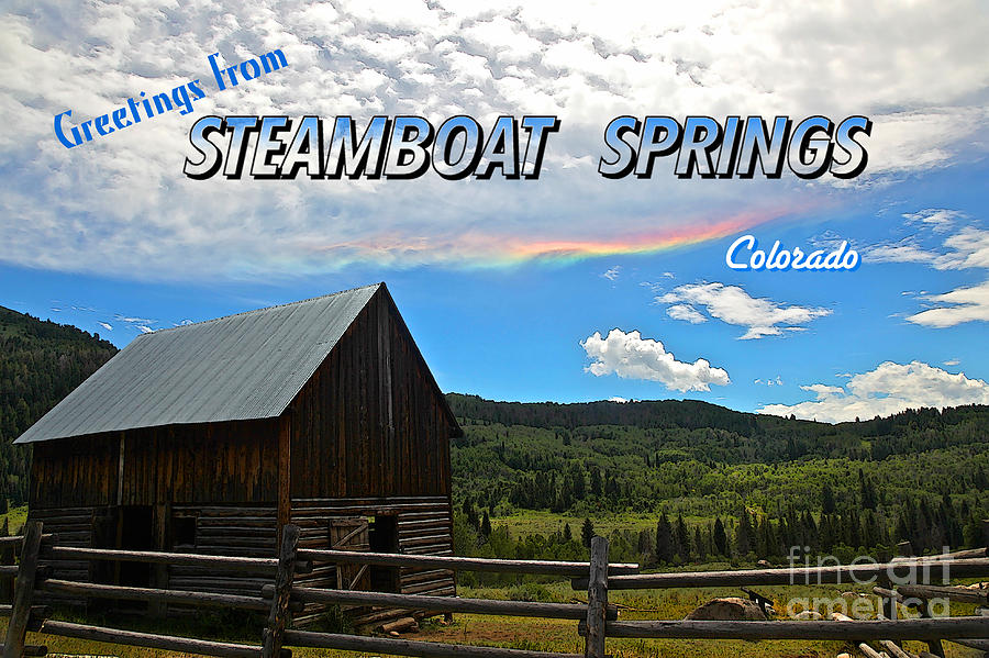 Historic Mad Creek Cabin At Steamboat Springs Colorado Photograph