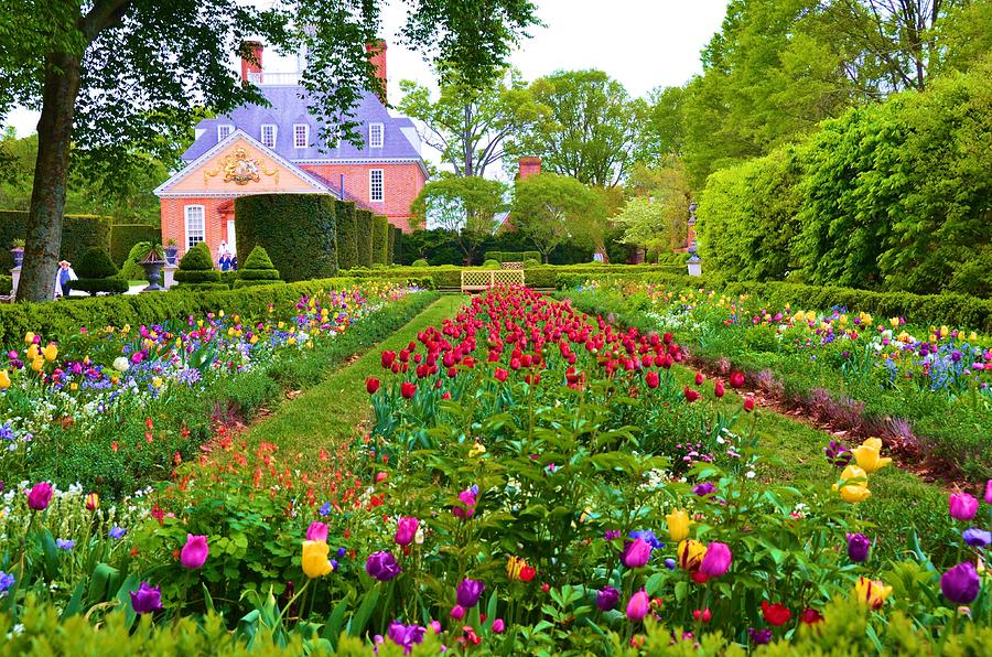 Historic Mansion and Gardens Photograph by Nancy Jenkins - Fine Art America