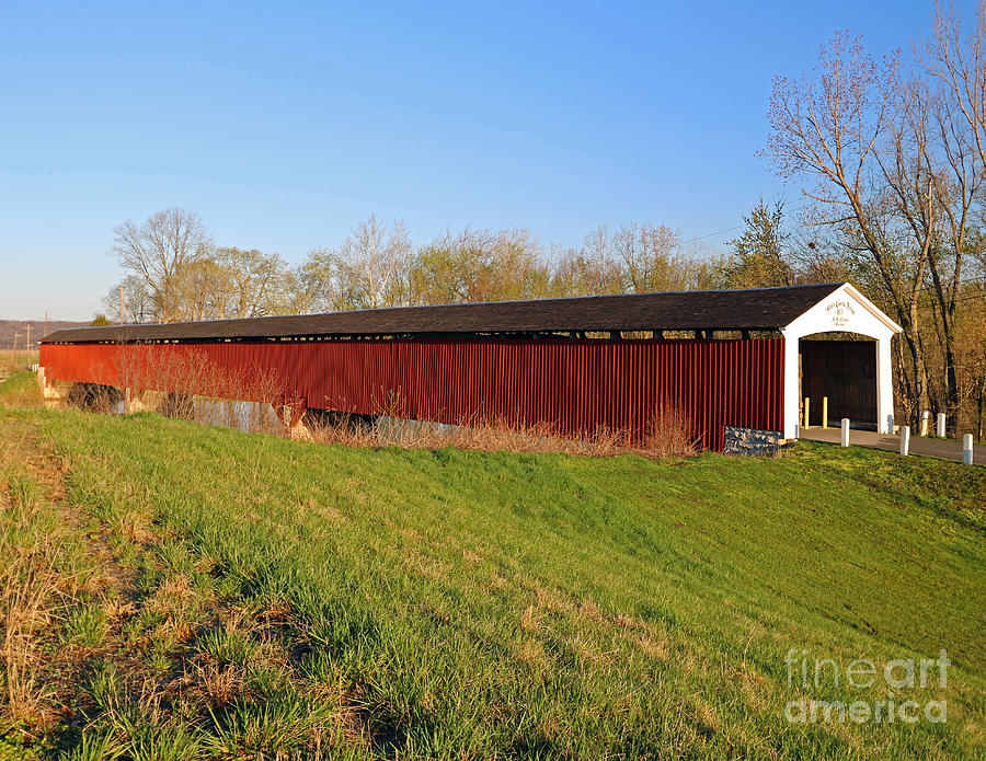 Historic Medora Indiana Covered Bridge 2 Photograph by Steve Gass