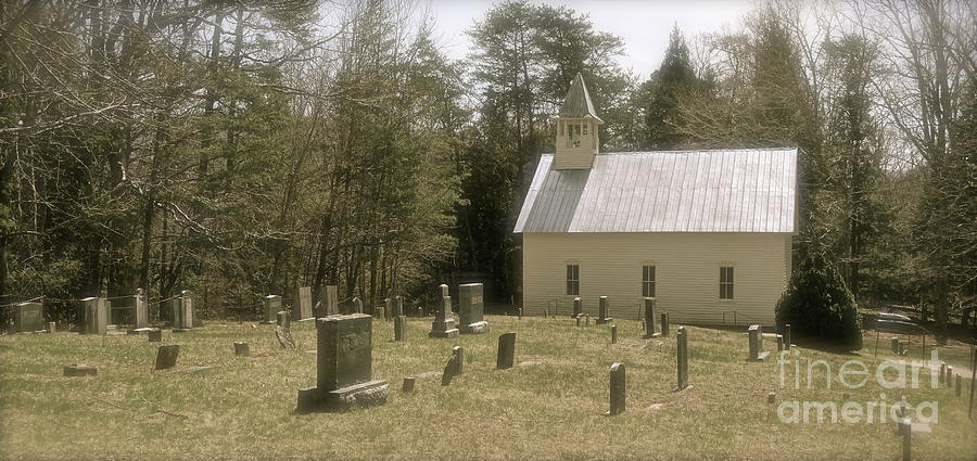 Historic Methodist Church, Smoky Mountains Photograph by Ron Long