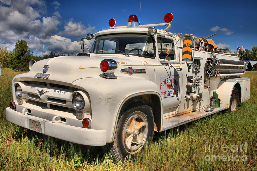 Historic Montana Fire Truck Photograph by Adam Jewell