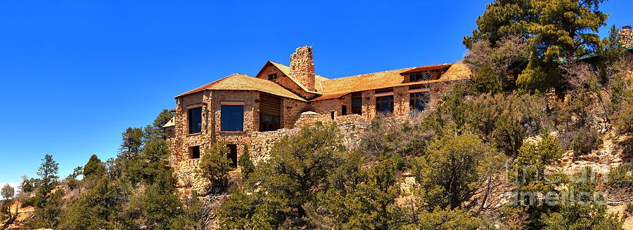 Grand Canyon National Park Photograph - Historic North Rim Lodge Panorama by Adam Jewell