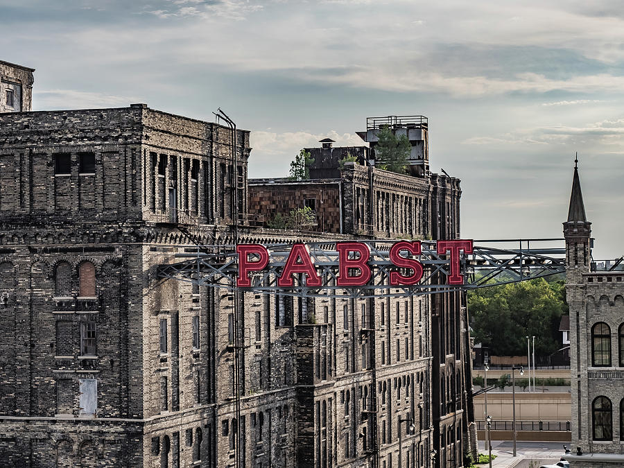 Milwaukee Downtown Photograph - Historic Pabst Brewery by Kristine Hinrichs