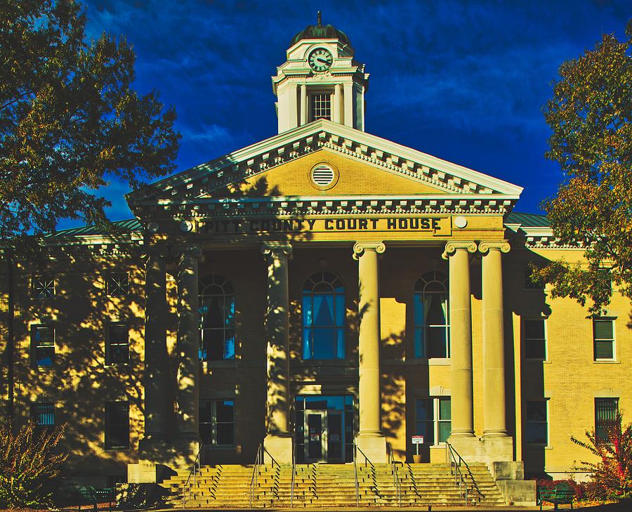 Historic Pitt County Courthouse Greenville, North Carolina Photograph