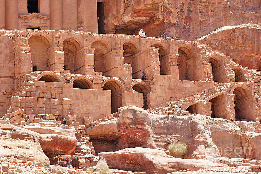 Historic Ruins In Petra Photograph by David Birchall