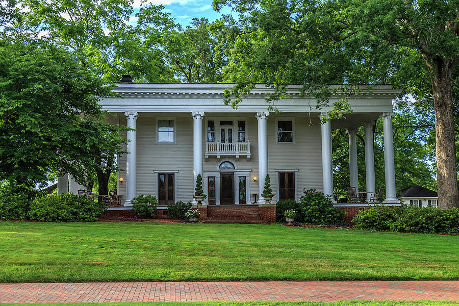 Historic Southern Home in Color Photograph by Doug Camara