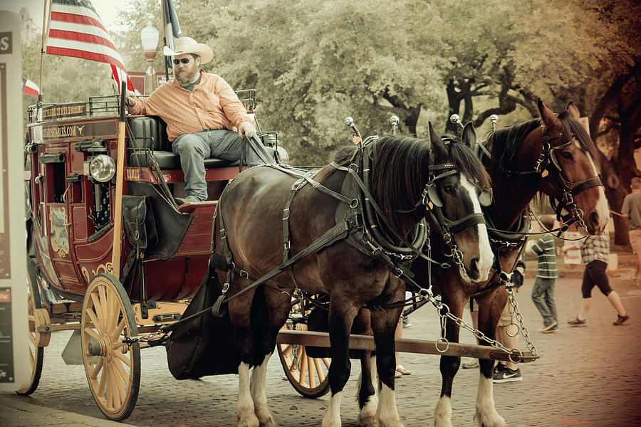 Western Stagecoach Photograph by Roberta Byram