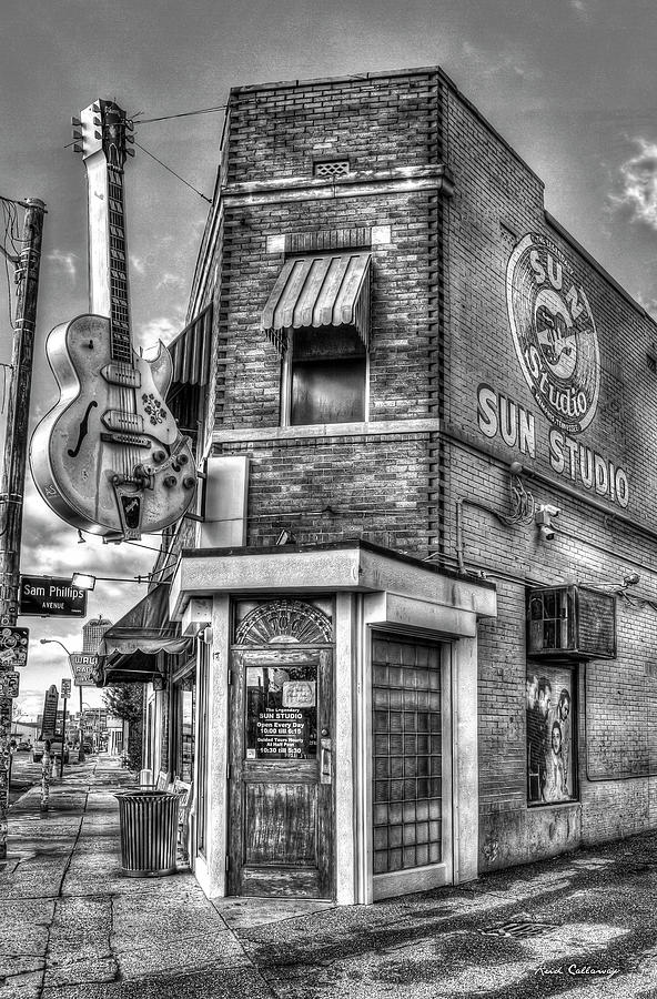 Elvis Presley Photograph - Historic Sun Studio B W Memphis Tennessee Art by Reid Callaway