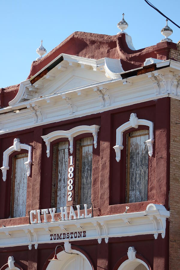 Historic Tombstone City Hall Photograph by Colleen Cornelius