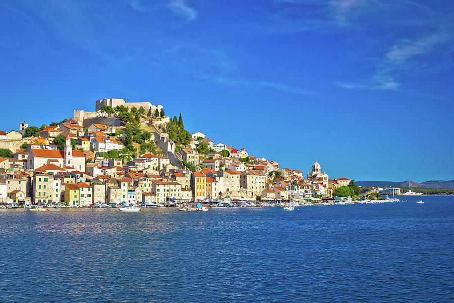Historic town of Sibenik waterfront view Photograph by Brch Photography