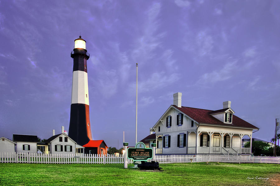 Historic Tybee Island Lighthouse Coastal Georgia Photograph by Reid Callaway