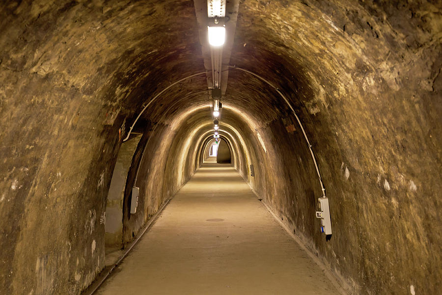 Historic underground tunnel under Zagreb historic town Photograph by Brch Photography