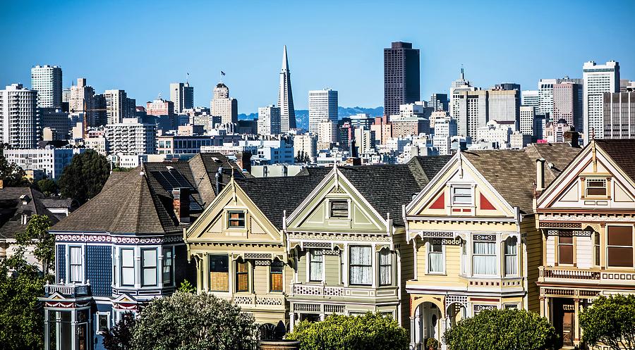 Historic Victorian Home in San Francisco California USA Photograph by Alex Grichenko
